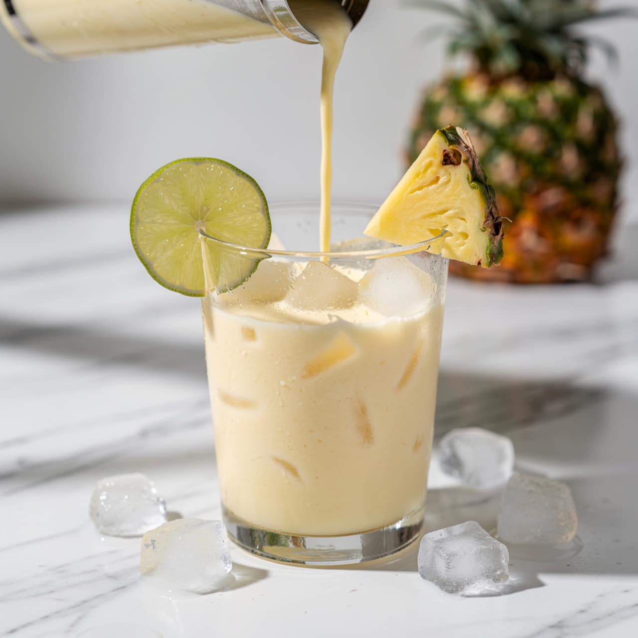 Coconut and Pineapple Mocktail Recipe - Recipe Image