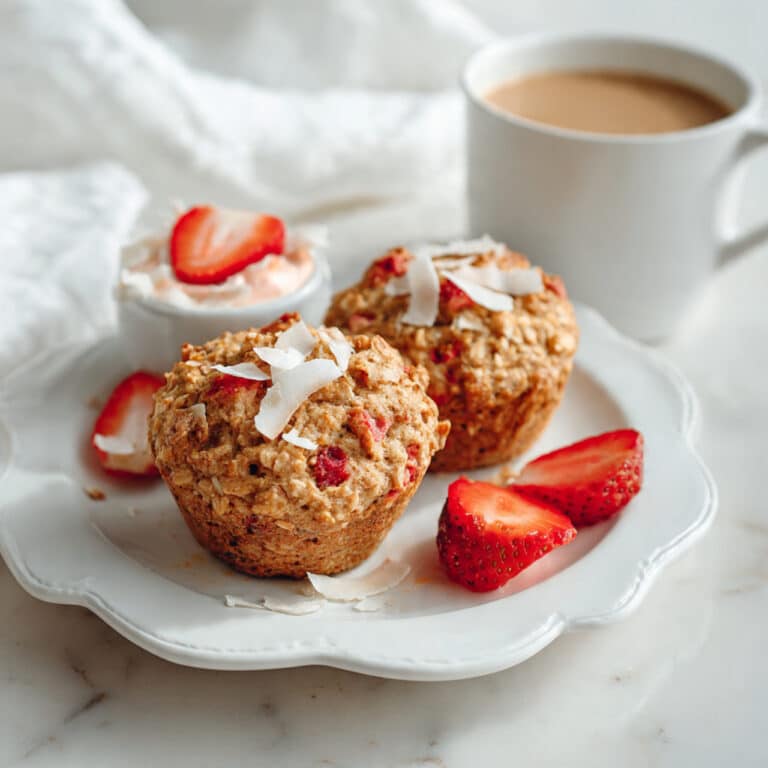 Strawberries & Cream Oatmeal Cups Recipe