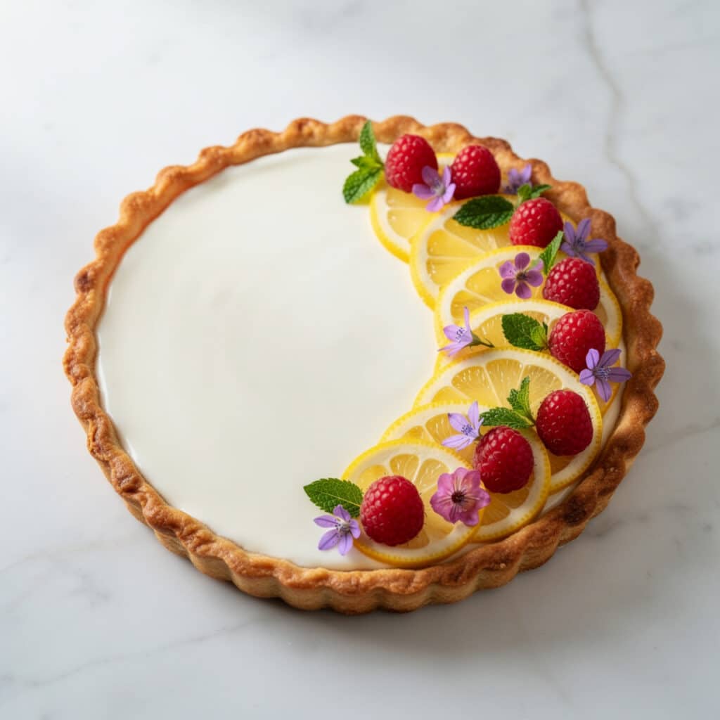 Creamy Lemon Tart with Almond Crust Recipe