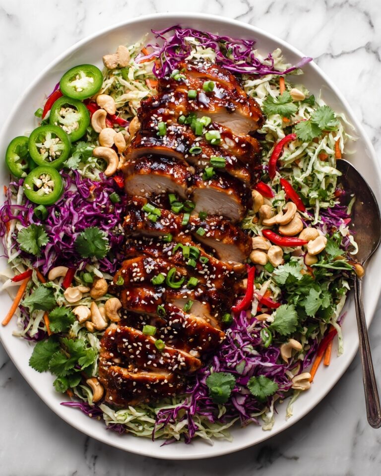 Sesame Chicken Cabbage Crunch Salad Recipe
