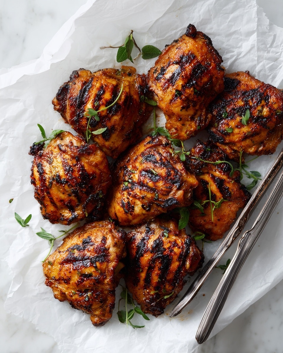 EASY Grilled Chicken Thighs Recipe