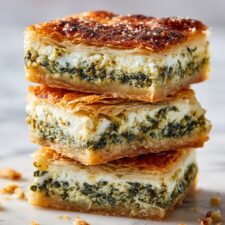 Traditional Homemade Spanakopita (Greek Spinach Pie) Recipe