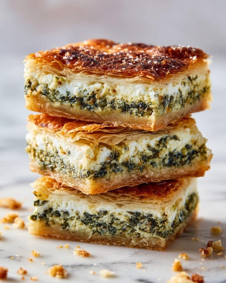 Traditional Homemade Spanakopita (Greek Spinach Pie) Recipe