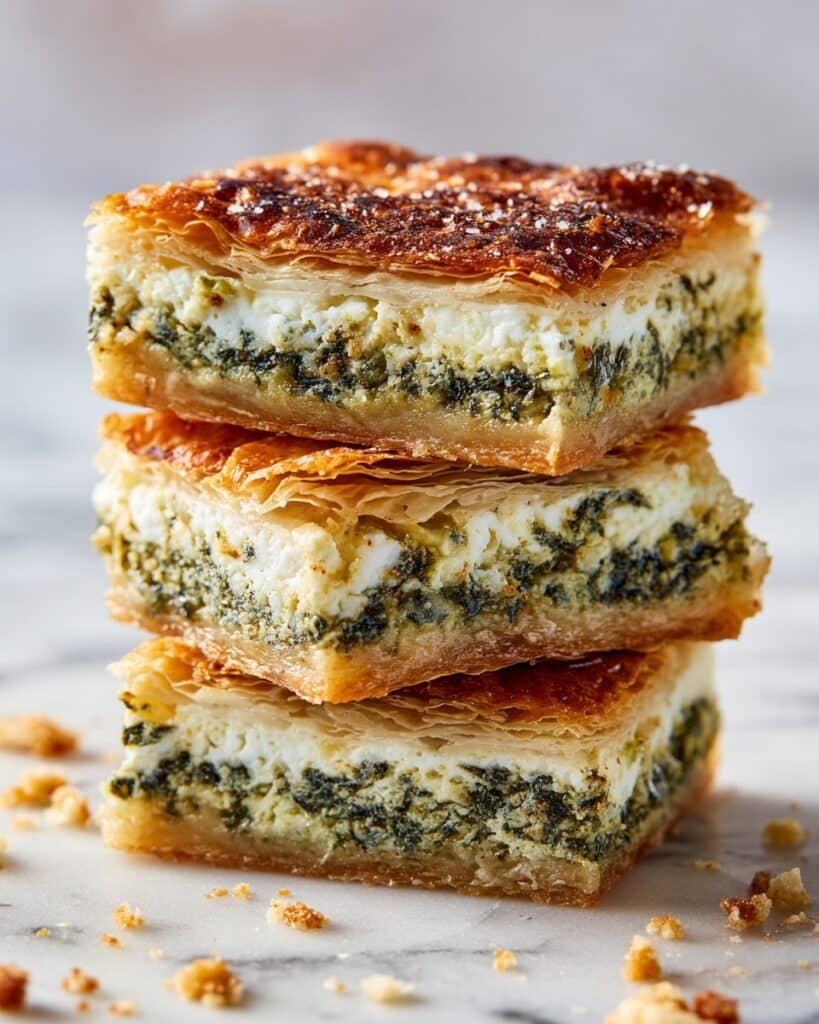 Traditional Homemade Spanakopita (Greek Spinach Pie) Recipe