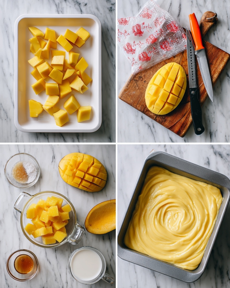 Mango Coconut Ice Cream Recipe - Recipe Image