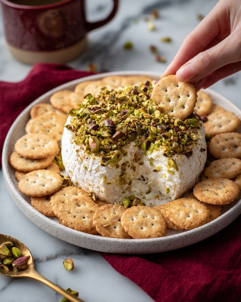Easy Baked Feta Appetizer with Pistachios and Hot Honey Recipe