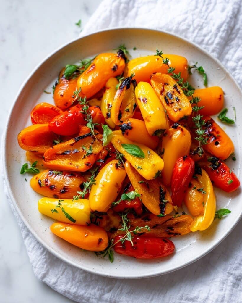 Roasted Mini Peppers Recipe