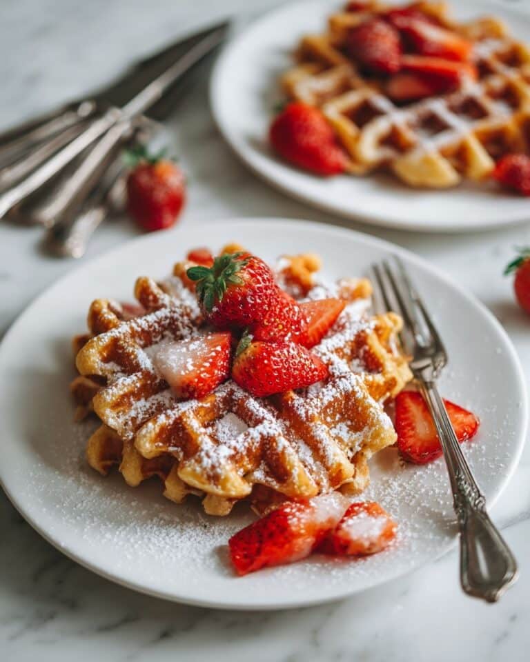 Fluffy Homemade Waffles Recipe