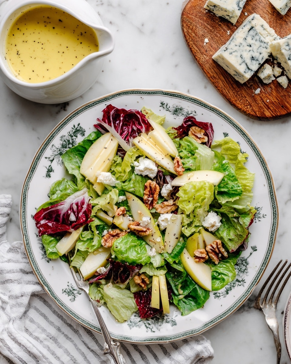 Crisp Endive Salad with Pear & Gorgonzola Recipe