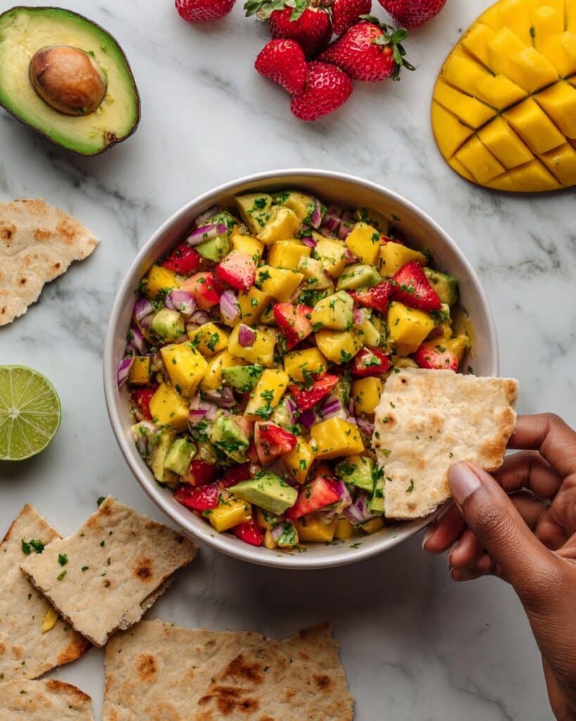 Avocado Strawberry Mango Salsa Recipe