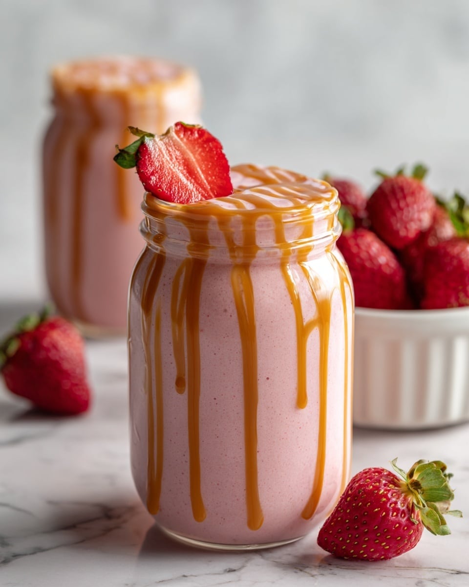 Knock You Naked Peanut Butter Strawberry Banana Smoothie Recipe