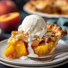 Rum and Bitters Peach Pie Recipe