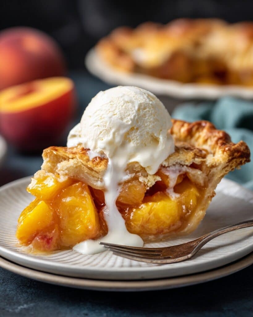 Rum and Bitters Peach Pie Recipe