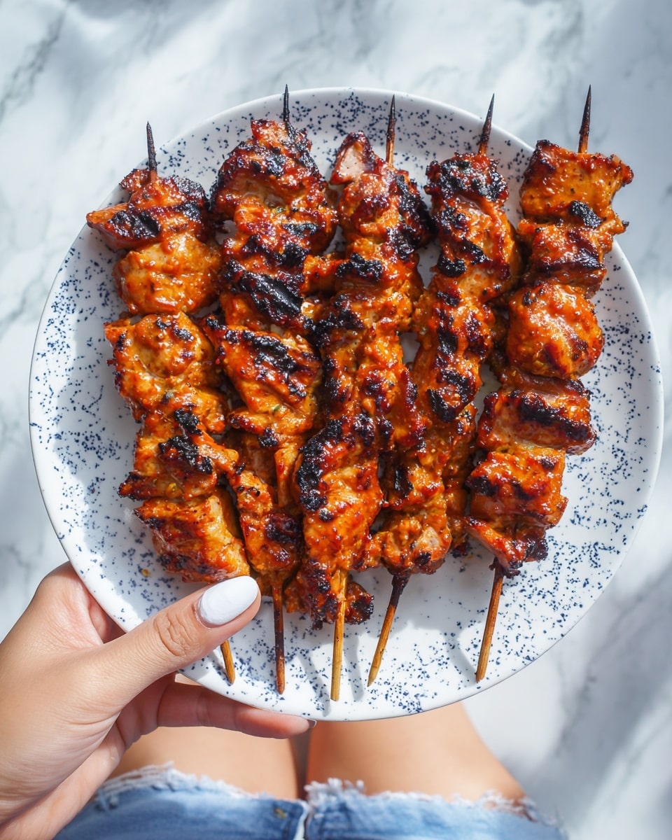 Honey Chipotle Chicken Skewers Recipe