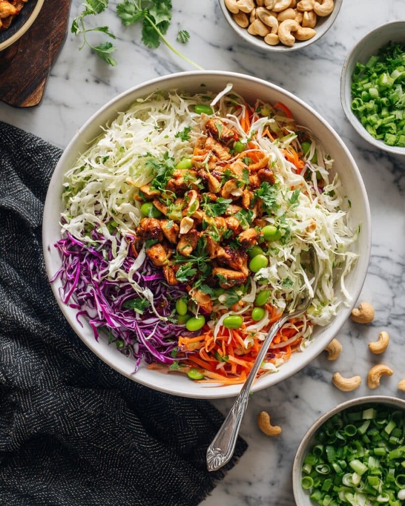 Cashew Crunch Salad with Sesame Dressing Recipe