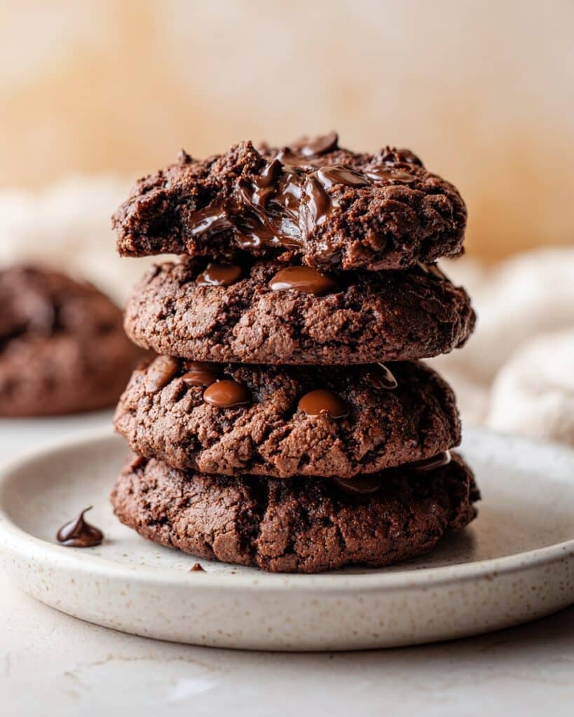 Two Huge Double Chocolate Cookies Recipe
