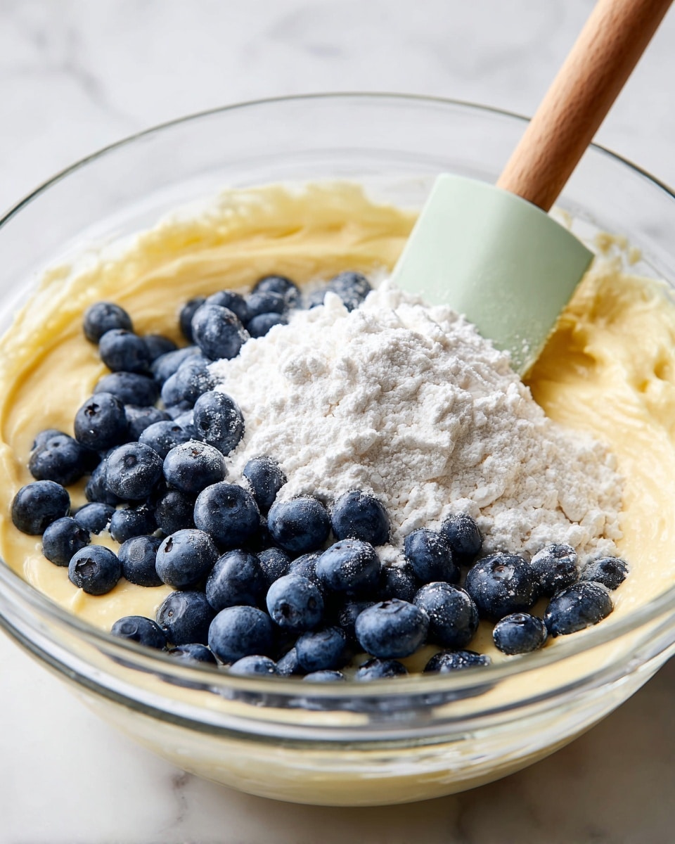 Lemon Blueberry Cake with Blueberry Frosting Recipe - Recipe Image
