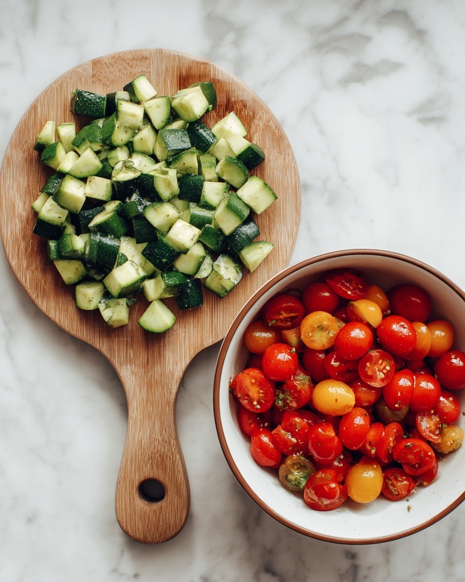 Sheet Pan Gnocchi with Zucchini and Cherry Tomatoes Recipe - Recipe Image