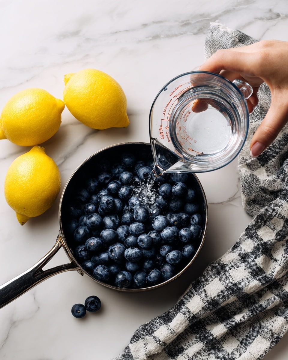 Easy Sparkling Blueberry Lemonade Recipe - Recipe Image