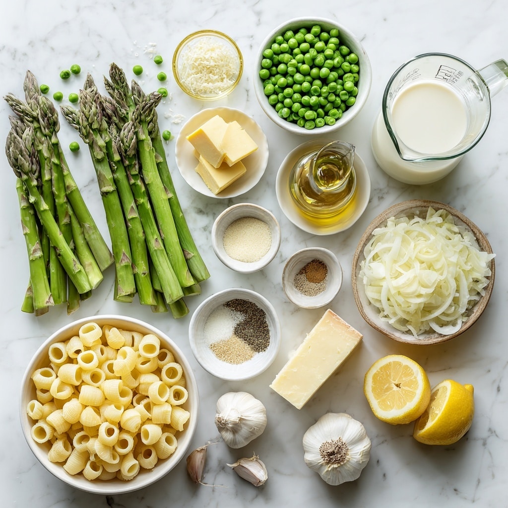 The image shows a collage of four photos, each depicting a cooking stage in a white pan placed on a white marbled surface. The first photo shows thin, light yellow onion rings lightly cooked with some black pepper and oil. The second photo has bright green peas and chopped green beans mixed with small pieces of light brown shallots, stirred with a wooden spatula inside the white pan. The third photo captures a bubbling golden-yellow sauce with visible black pepper bits smoothing out in the pan. The fourth photo presents the same pan filled with a creamy yellow mixture that looks thick and smooth, with a few specks of pepper scattered. photo taken with an iphone --ar 4:5 --v 7