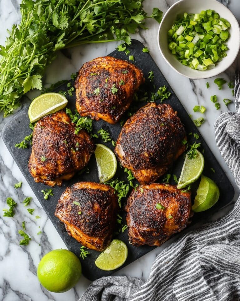 Baked Boneless Chicken Thighs with Spicy Balsamic Seasoning Recipe