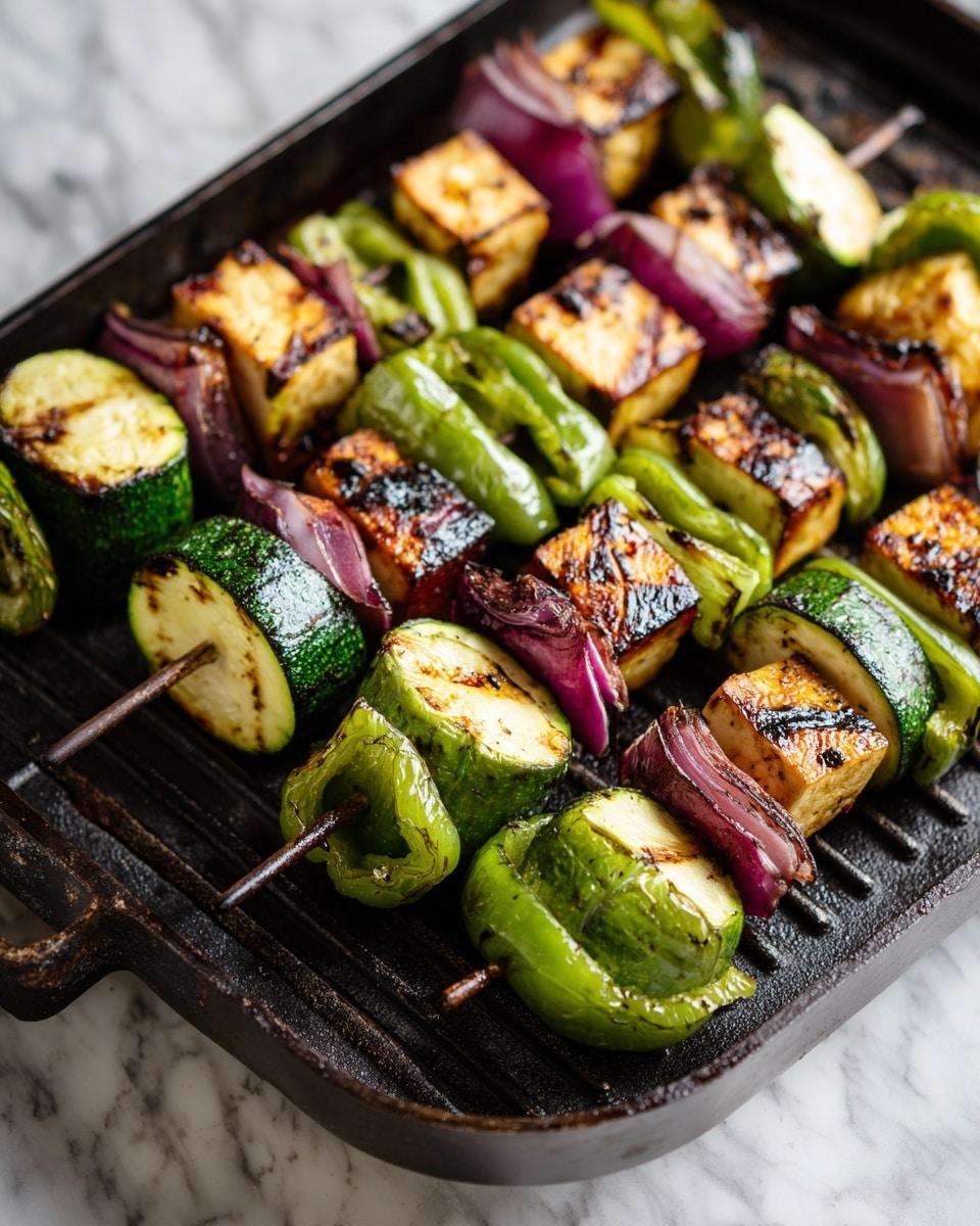 Easy Grilled Veggie Kabobs Recipe - Recipe Image