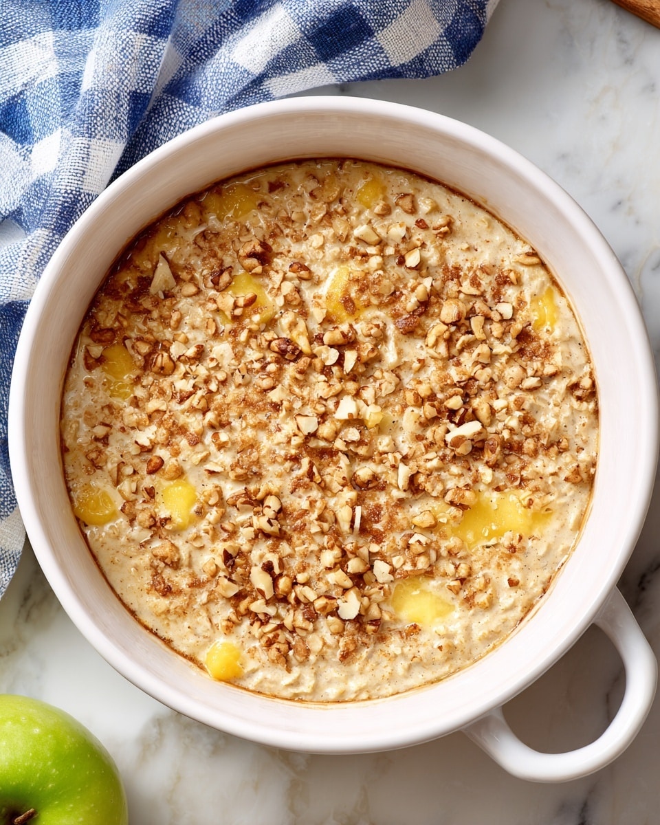 Baked Apple Oatmeal with Pecans, Cranberries, and Raisins Recipe - Recipe Image