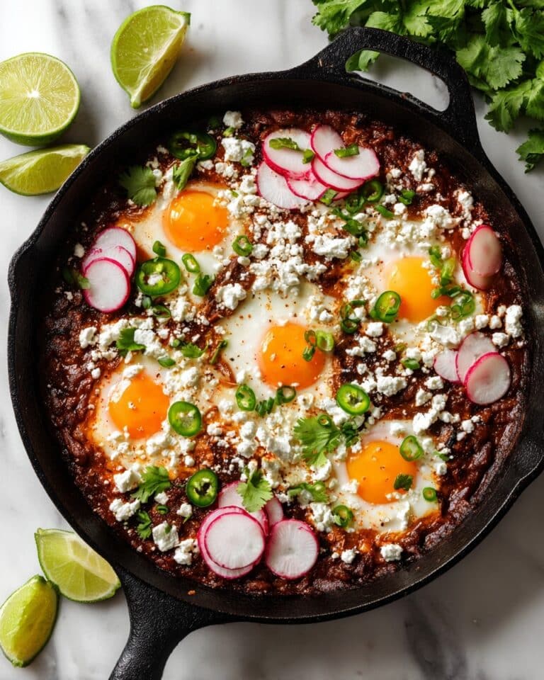 Soft-Cooked Eggs in Spicy Black Beans (Huevos Enfrijolados) Recipe