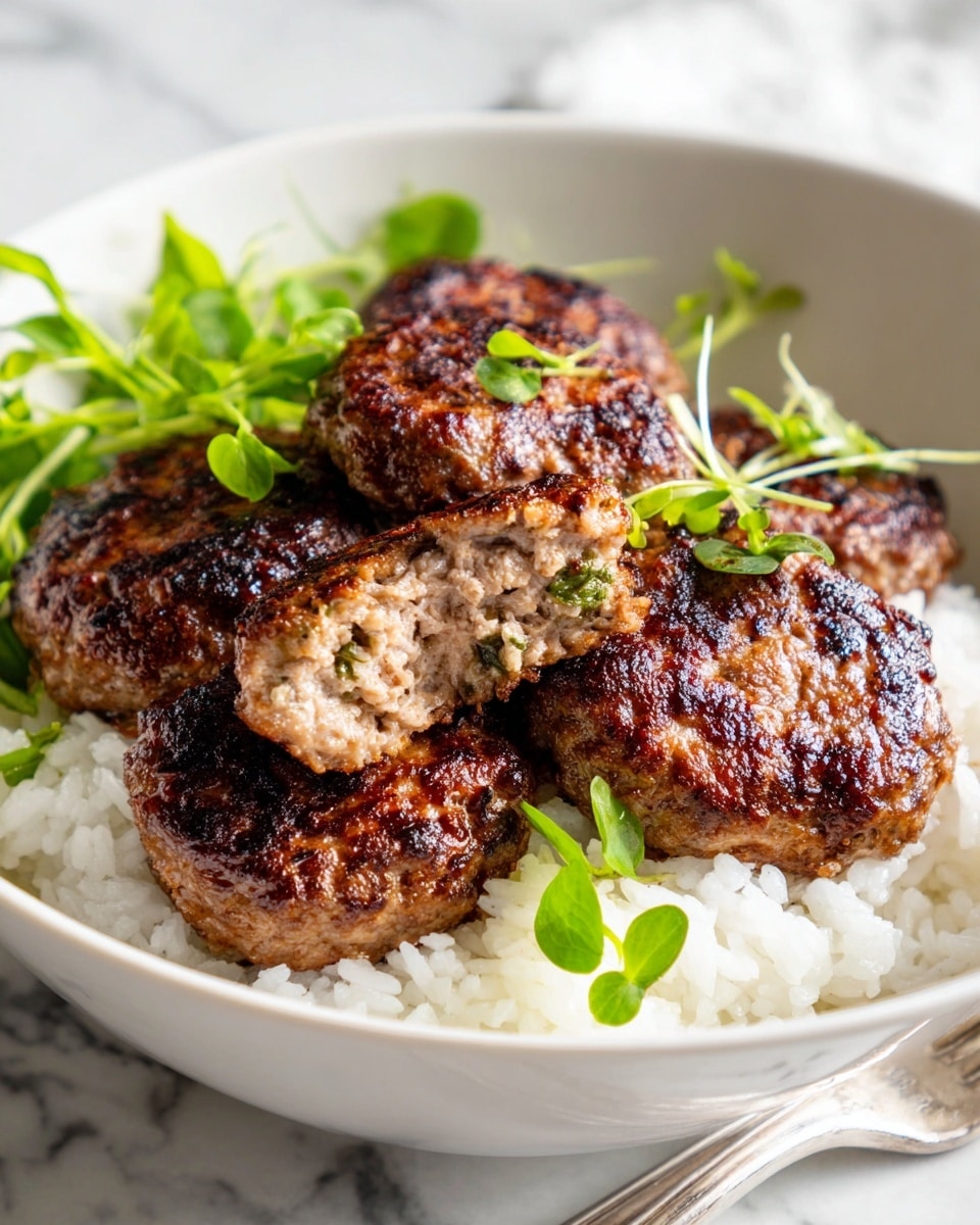 Juicy Pan-Fried Ground Beef and Lamb Meatballs Recipe