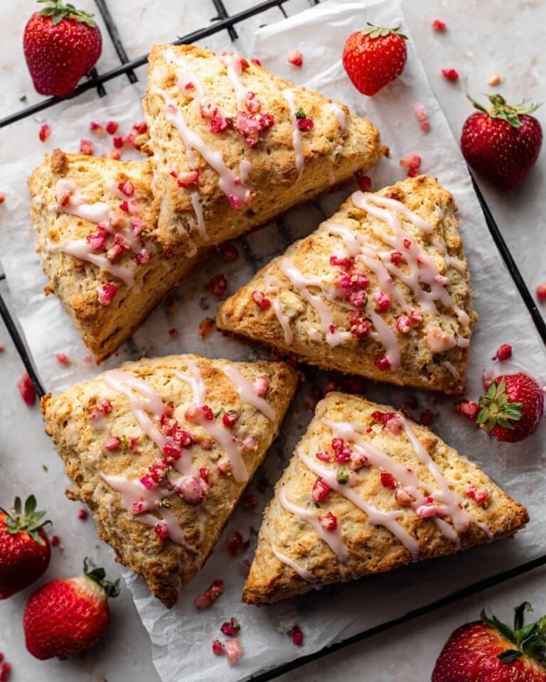 Strawberry Yogurt Scones Recipe