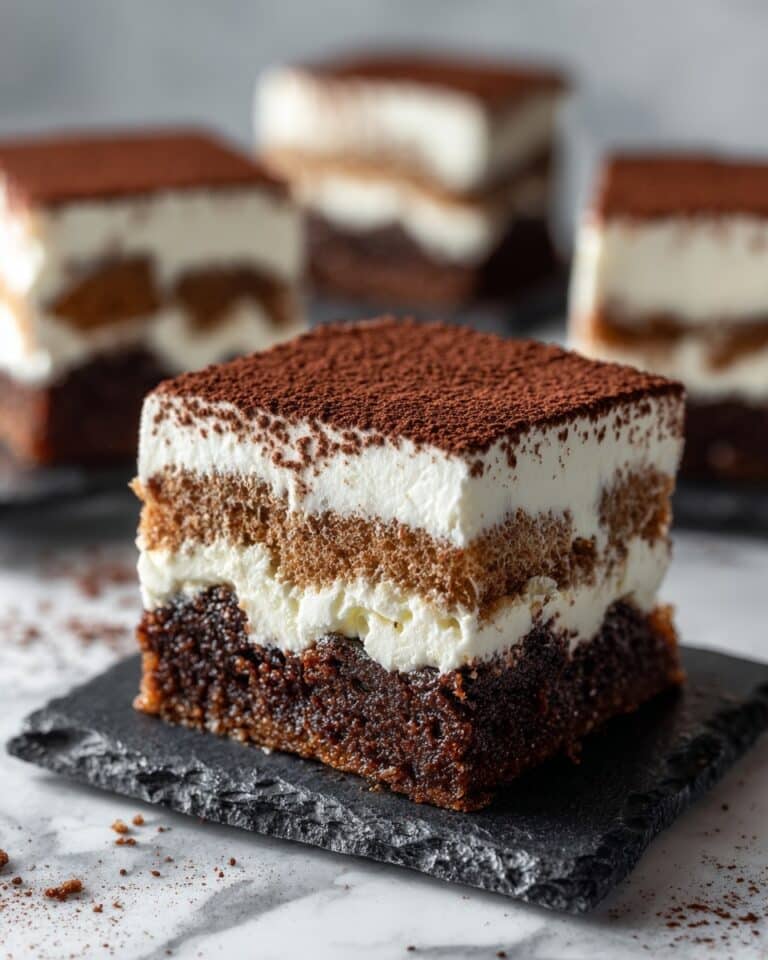 Tiramisu Brownies Recipe