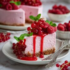 Vegan No-Bake Raspberry Cheesecake Recipe