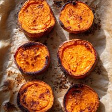 Roasted Sweet Potato Slices Recipe
