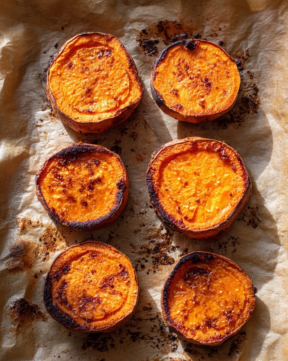 Roasted Sweet Potato Slices Recipe