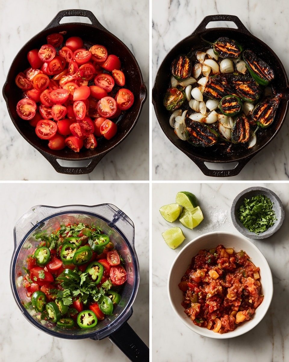 Easy Charred Salsa Roja Recipe - Recipe Image