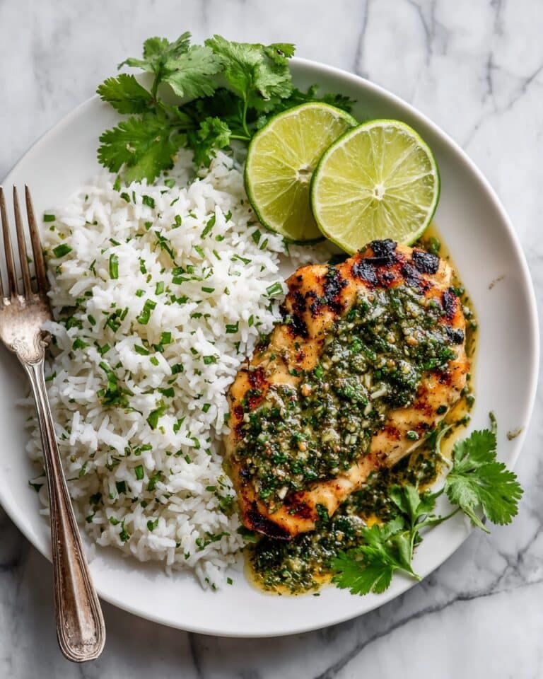 Coconut Lime Grilled Chicken and Rice Recipe