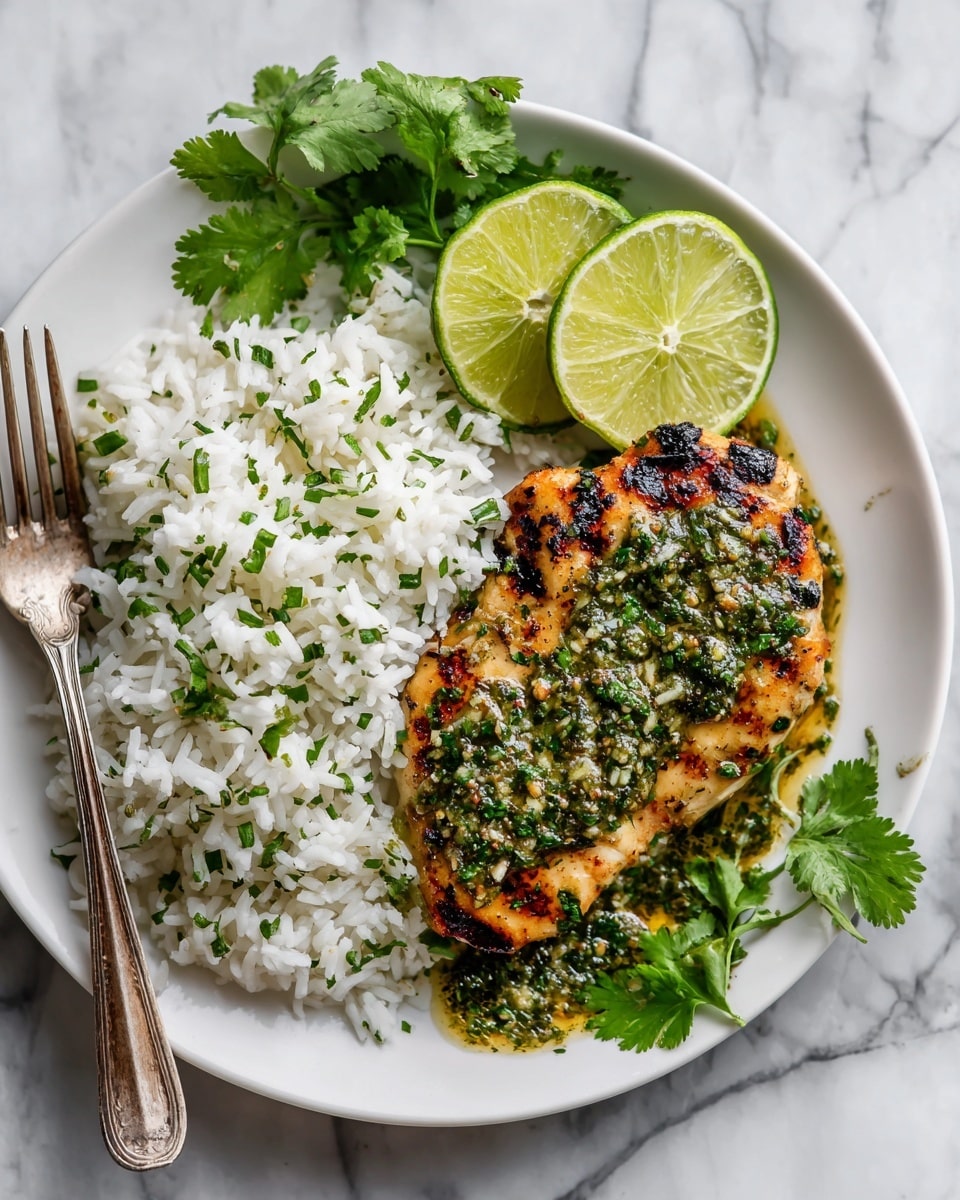 Coconut Lime Grilled Chicken and Rice Recipe