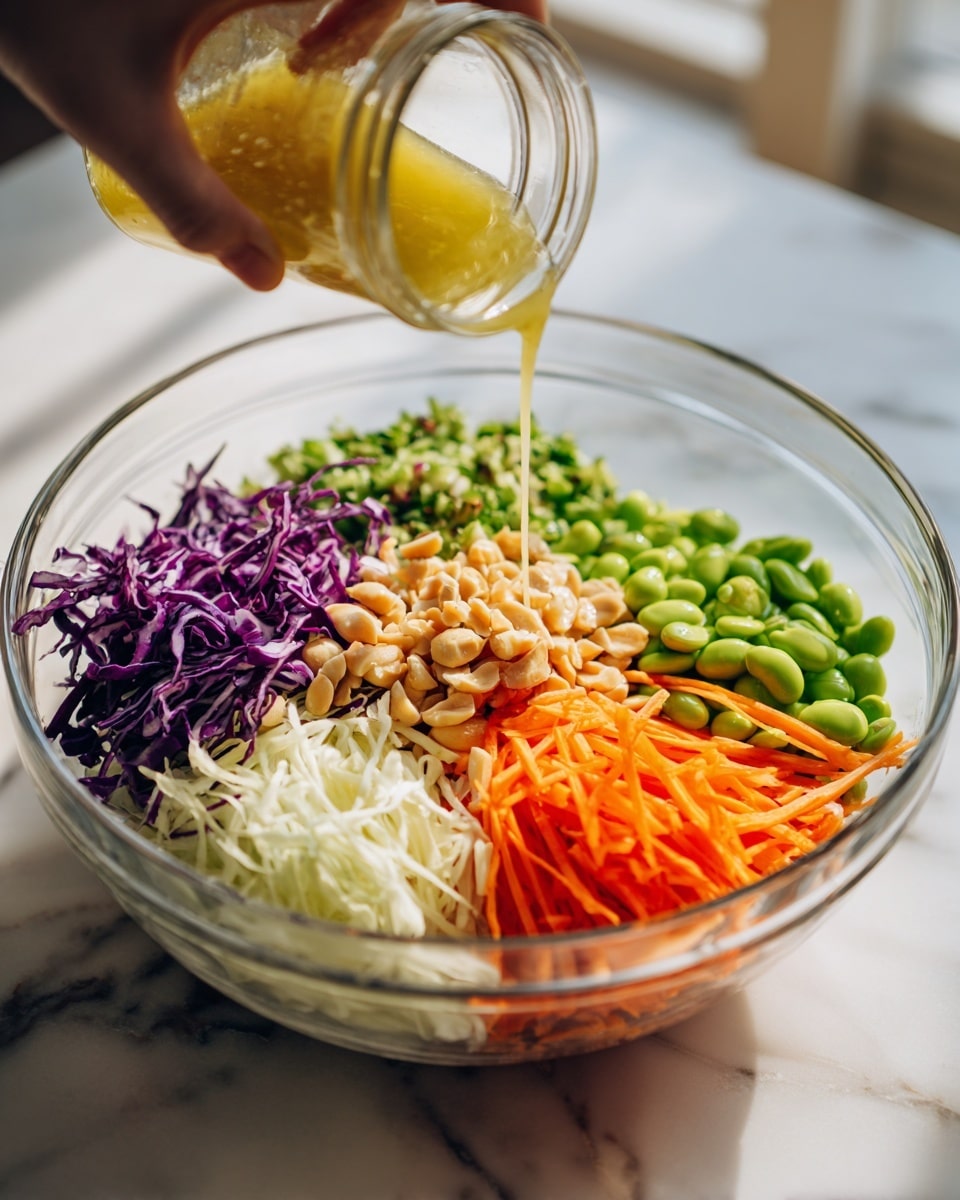 Cashew Crunch Salad with Sesame Dressing Recipe - Recipe Image