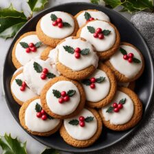 Soft Gingerbread Cookies with Maple Glaze Recipe