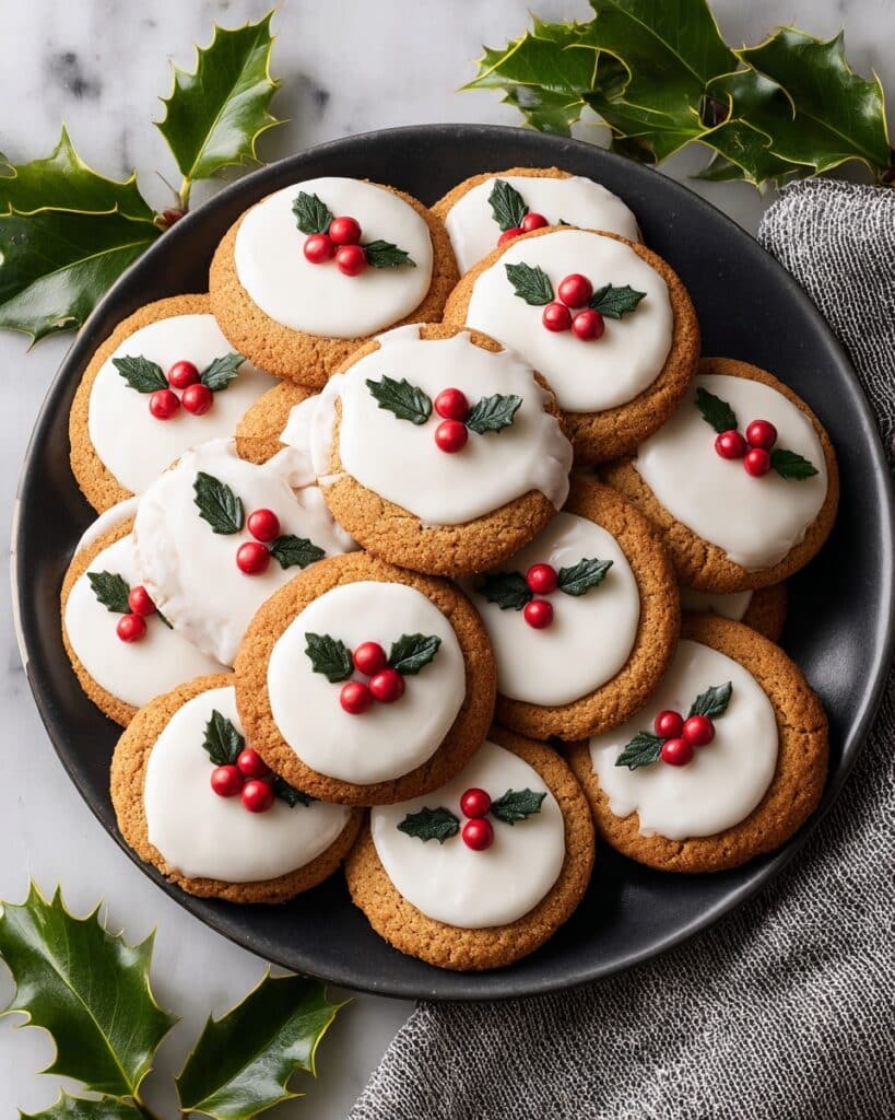 Soft Gingerbread Cookies with Maple Glaze Recipe