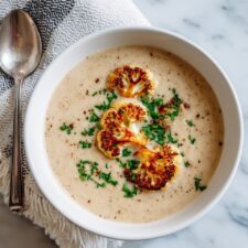 Roasted Cauliflower Soup (Vegan) Recipe