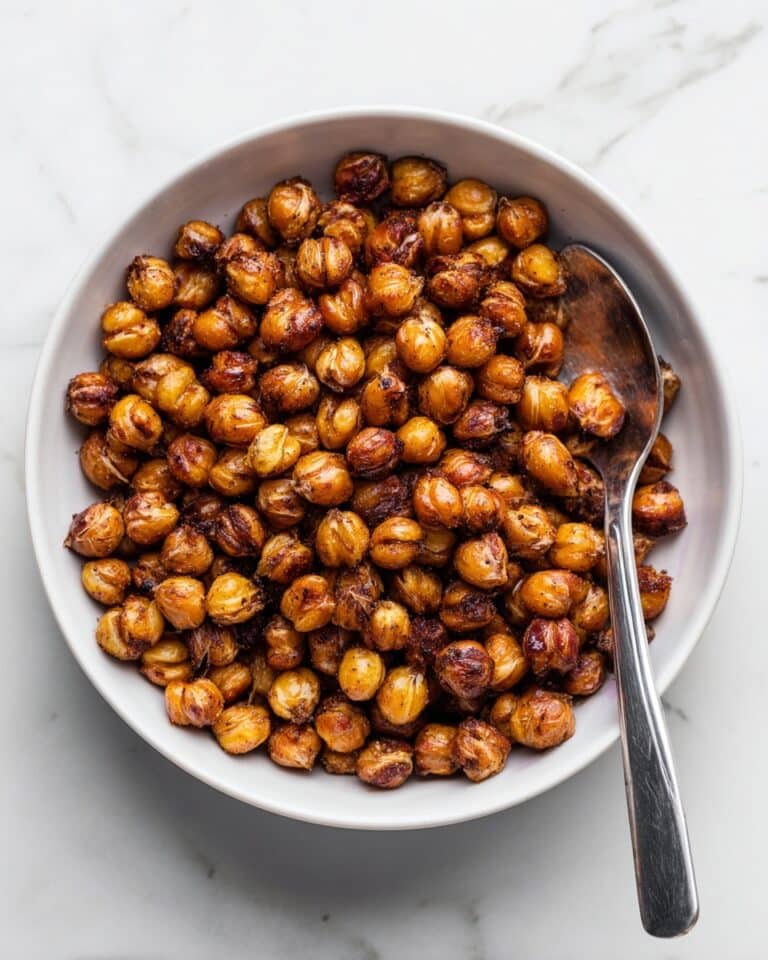 Crispy Roasted Chickpeas with Smoked Paprika and Curry Recipe