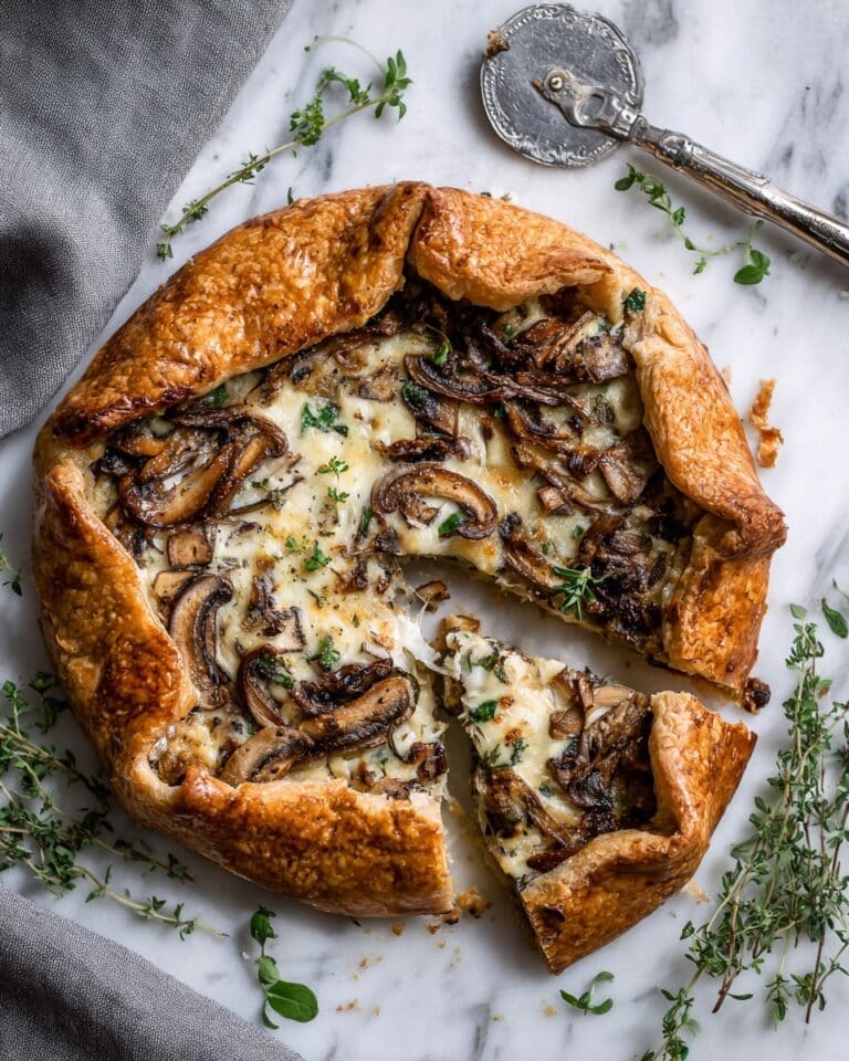 Easy Mushroom Galette Recipe