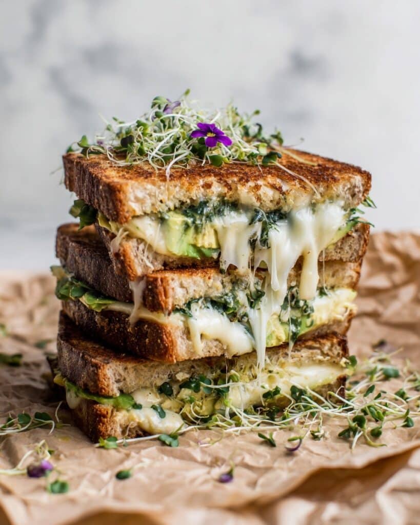 Green Goddess Grilled Cheese Sandwich Recipe