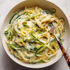 Pasta al Limone with Asparagus Recipe