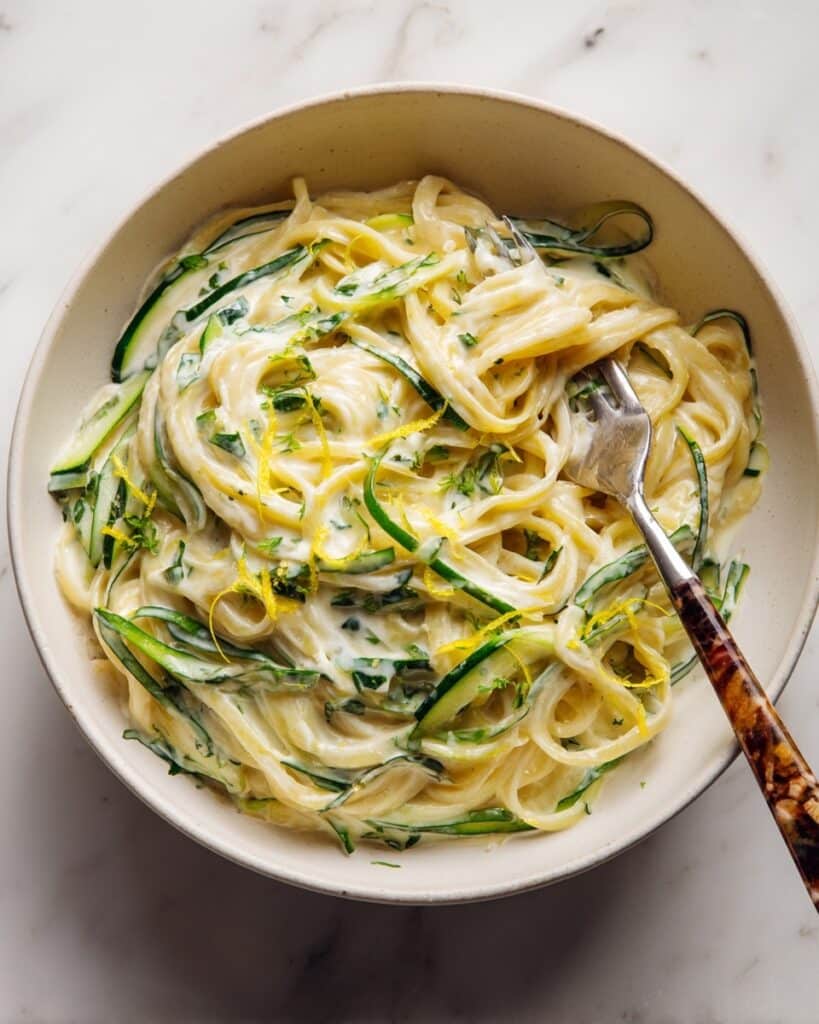 Pasta al Limone with Asparagus Recipe
