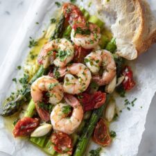 Shrimp Scampi En Papillote Recipe