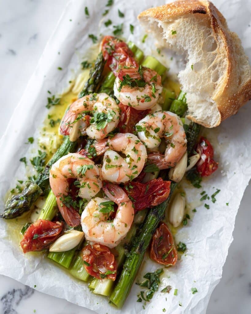 Shrimp Scampi En Papillote Recipe
