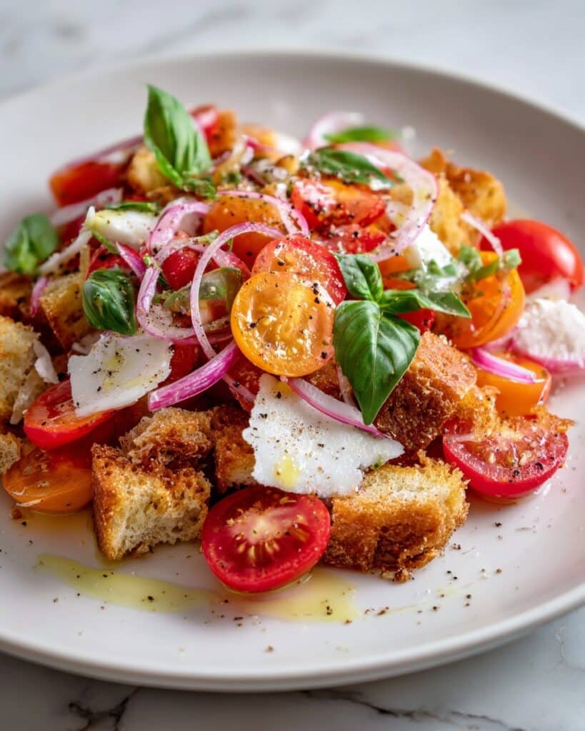 Classic Italian Panzanella Salad Recipe