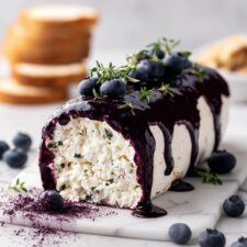 Blueberry Balsamic Goat Cheese Log Recipe